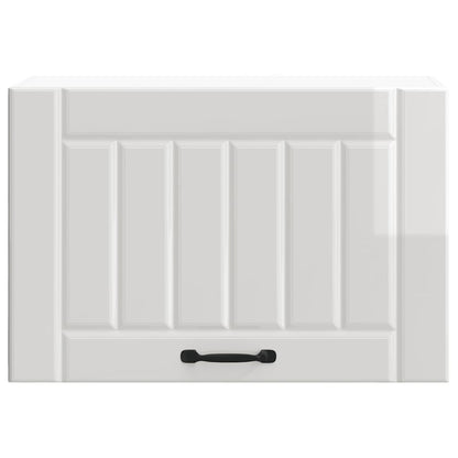 Kitchen Wall Cabinet Lucca High Gloss White Engineered Wood