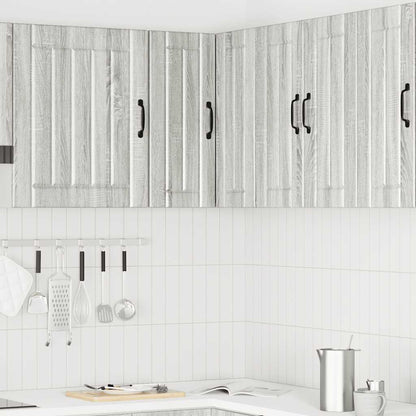 Kitchen Wall Corner Cabinet Lucca Grey Sonoma Engineered Wood