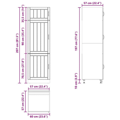 Kitchen Cupboard Lucca White Engineered Wood