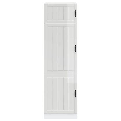 Kitchen Cupboard Lucca High Gloss White Engineered Wood