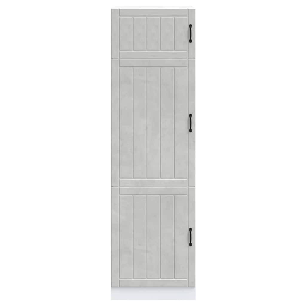 Kitchen Cupboard Lucca Concrete Grey Engineered Wood