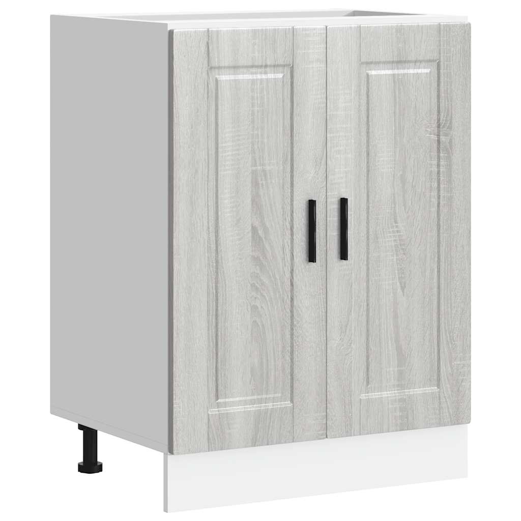 Kitchen Base Cabinet Porto Grey Sonoma Engineered Wood