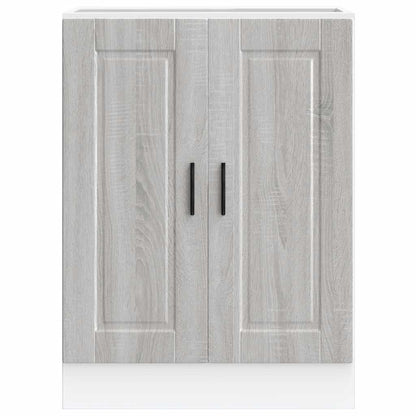 Kitchen Base Cabinet Porto Grey Sonoma Engineered Wood