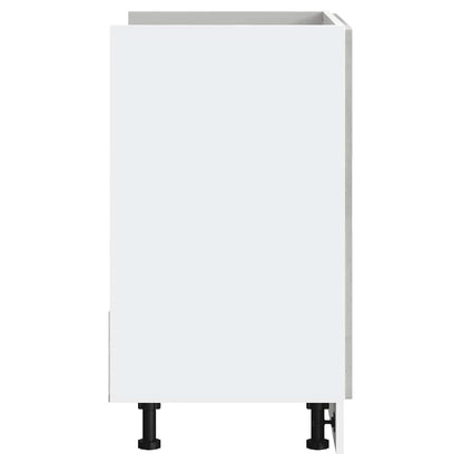 Sink Base Cabinet "Porto" Concrete Grey 80x46x81.5 cm Engineered Wood