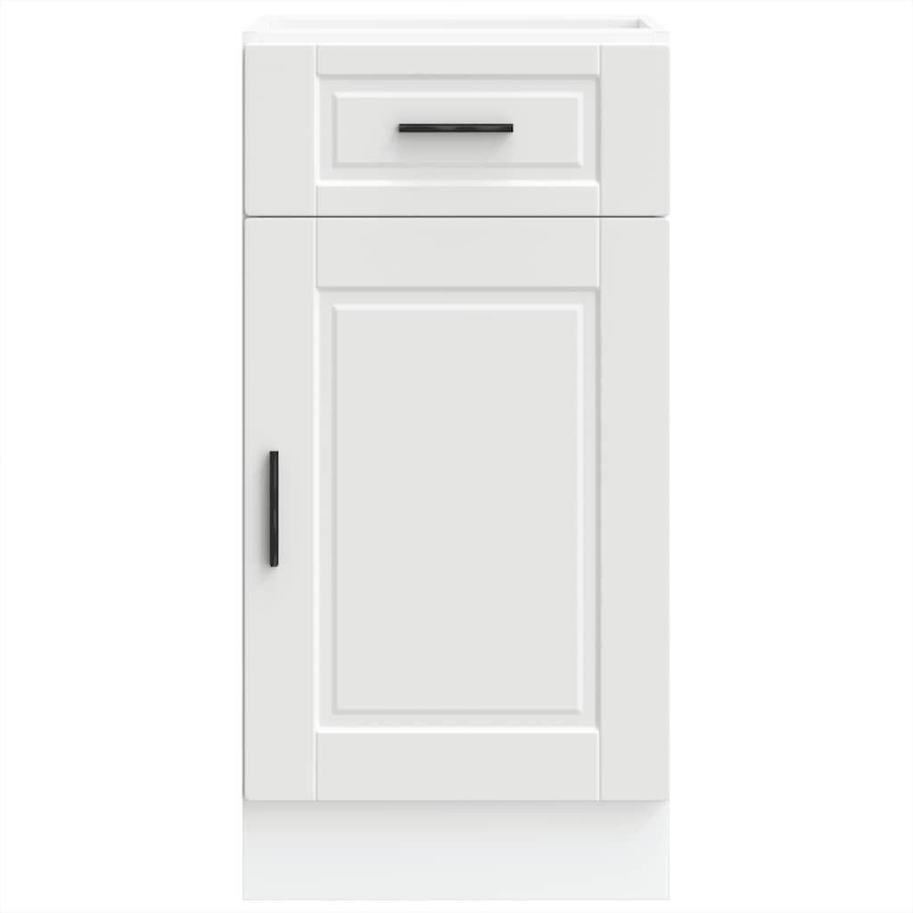 Kitchen Base Cabinet Porto White Engineered Wood