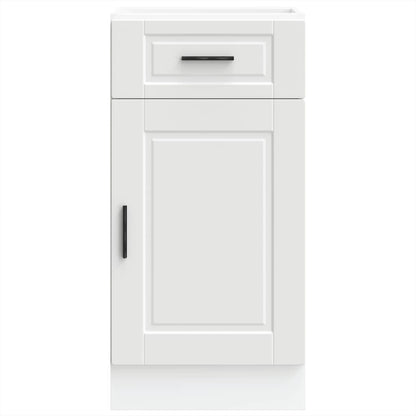 Kitchen Base Cabinet Porto White Engineered Wood