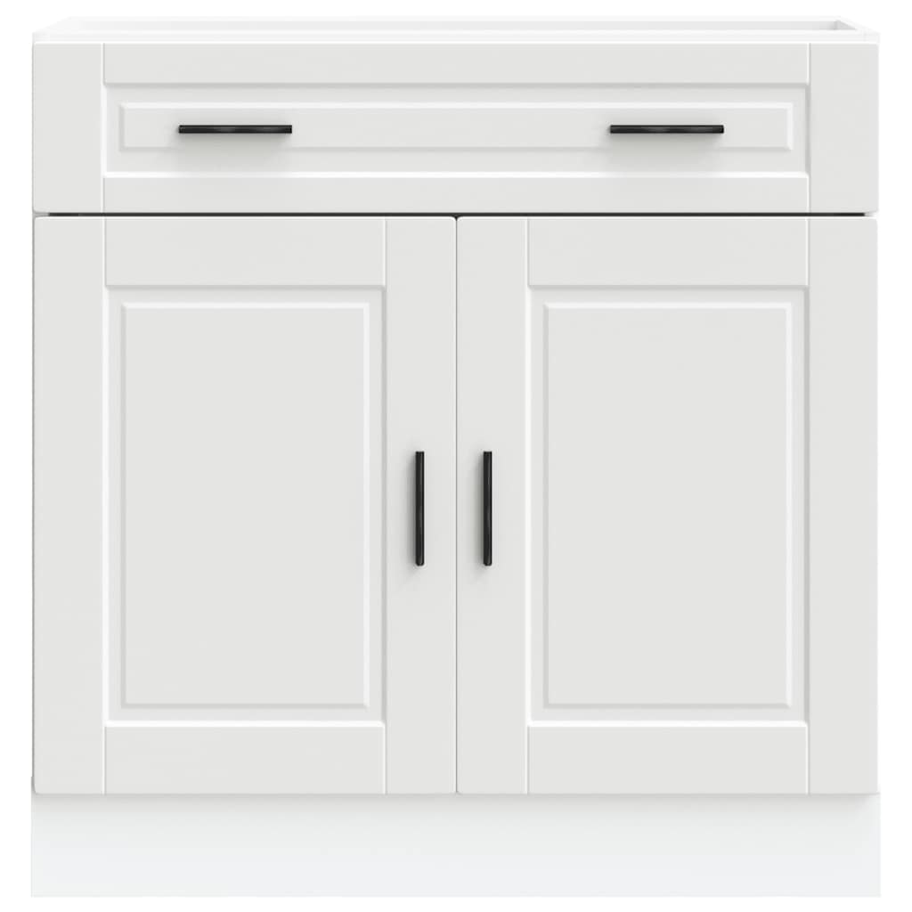 Kitchen Base Cabinet Porto White Engineered Wood