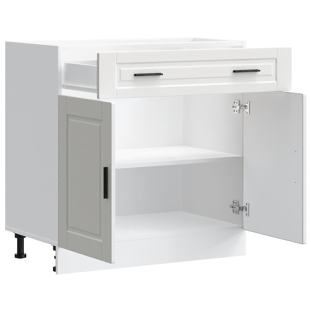 Kitchen Base Cabinet Porto White Engineered Wood