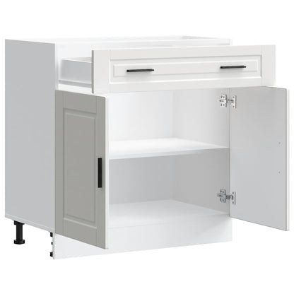 Kitchen Base Cabinet Porto White Engineered Wood