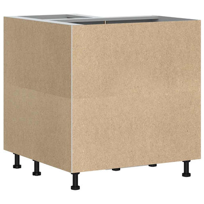 Kitchen Corner Base Cabinet Porto Brown Oak Engineered Wood