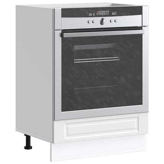 Oven Cabinet Porto White Engineered Wood