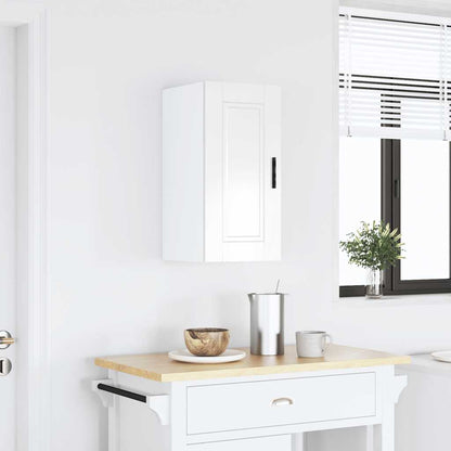 Kitchen Wall Cabinet Porto High Gloss White Engineered Wood
