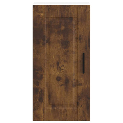 Kitchen Wall Cabinet Porto Smoked Oak Engineered Wood