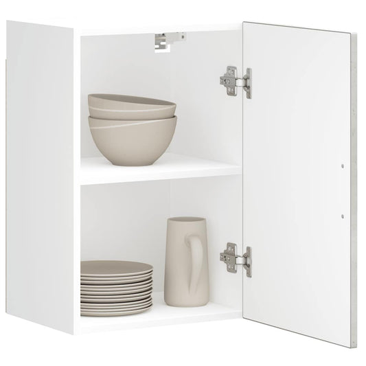 Kitchen Wall Cabinet Porto Concrete Grey Engineered Wood