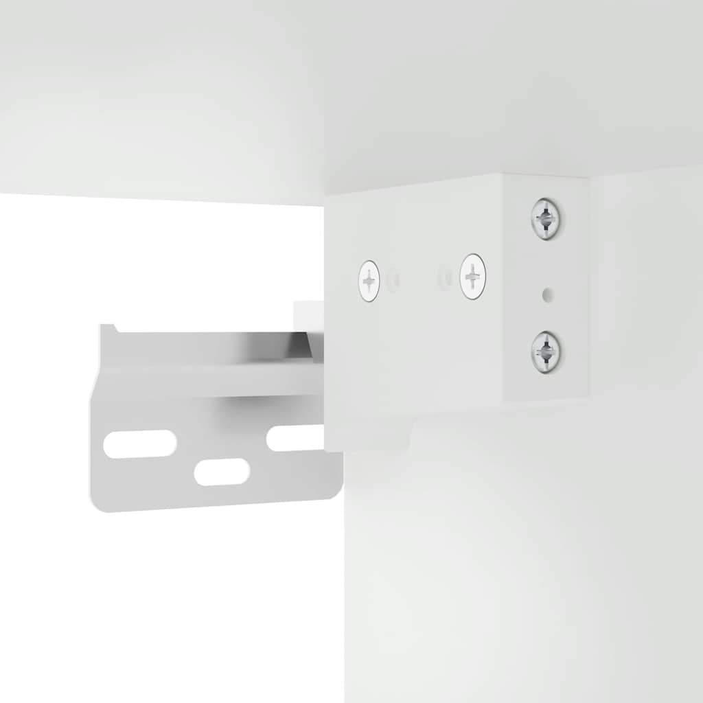 Kitchen Wall Cabinets 2 pcs Porto White Engineered Wood