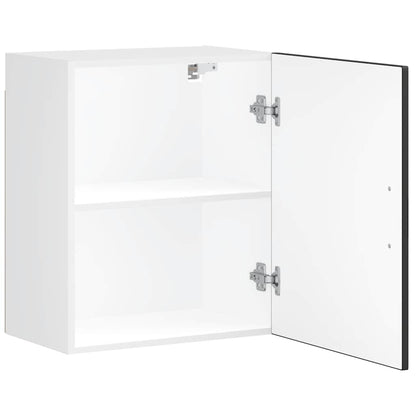 Kitchen Wall Cabinet Porto Black Engineered Wood