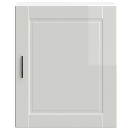 Kitchen Wall Cabinet Porto High Gloss White Engineered Wood