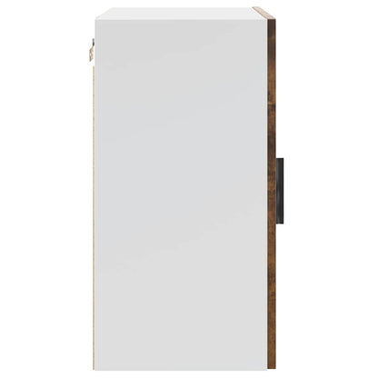 Kitchen Wall Cabinet Porto Smoked Oak Engineered Wood
