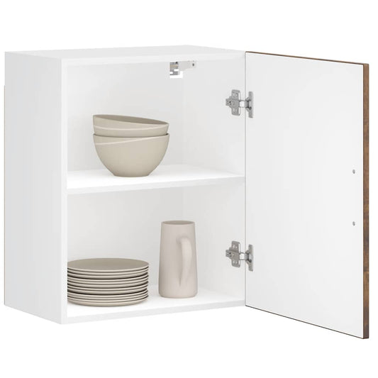Kitchen Wall Cabinet Porto Smoked Oak Engineered Wood