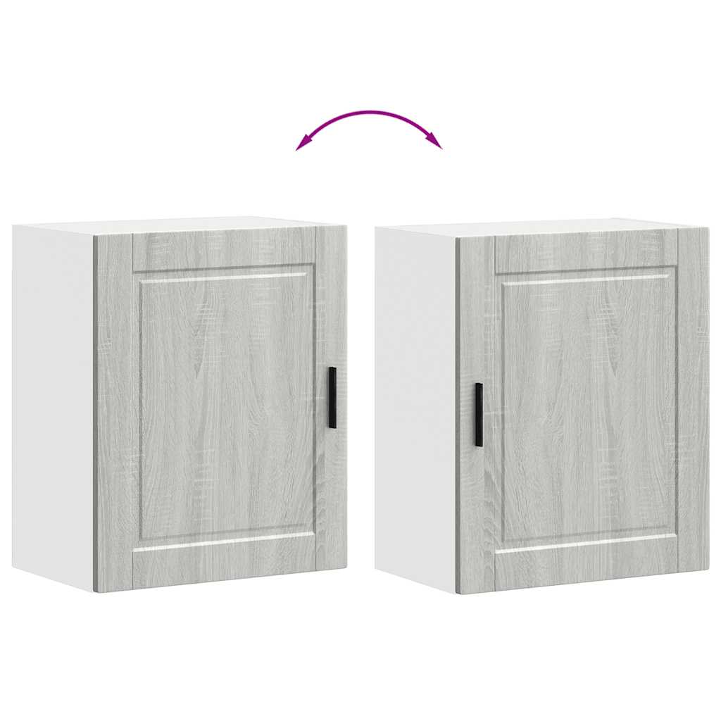 Kitchen Wall Cabinet Porto Grey Sonoma Engineered Wood