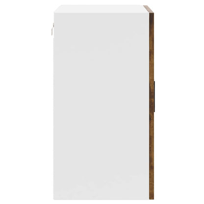 Kitchen Wall Cabinet Porto Smoked Oak Engineered Wood