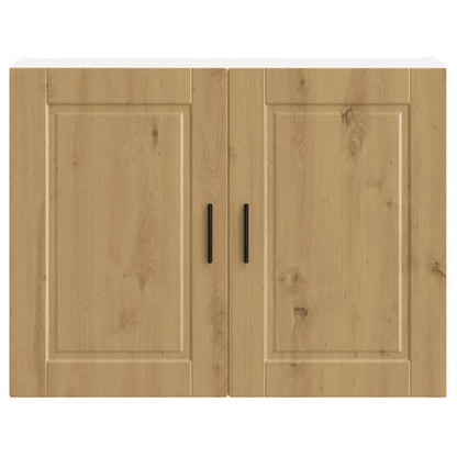 Kitchen Wall Cabinet Porto Artisan Oak Engineered Wood