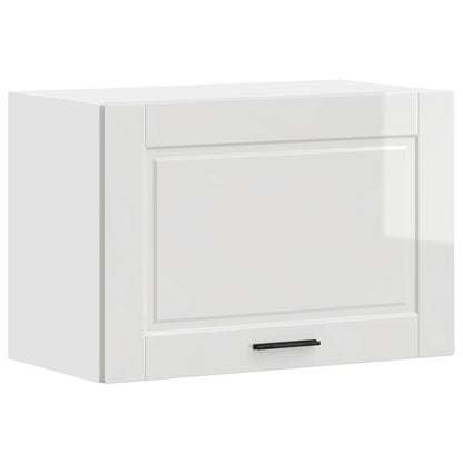 Kitchen Wall Cabinet Porto High Gloss White Engineered Wood