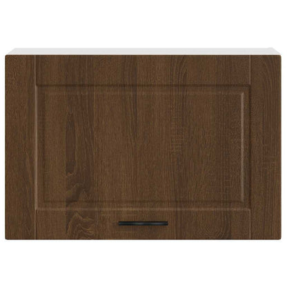 Kitchen Wall Cabinet Porto Brown Oak Engineered Wood