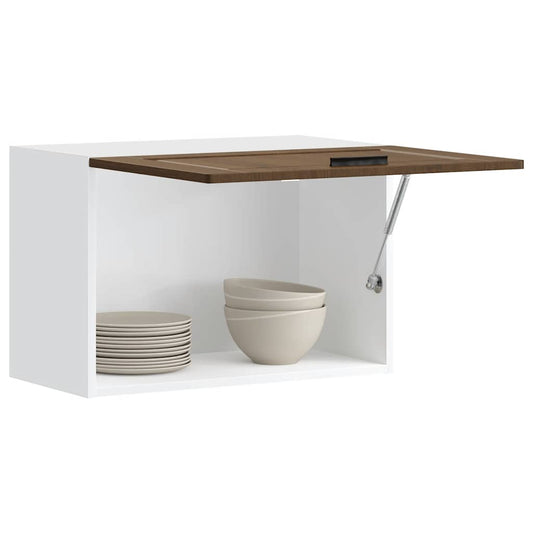 Kitchen Wall Cabinet Porto Brown Oak Engineered Wood