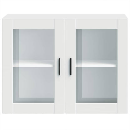 Kitchen Wall Cabinet with Glass Door Porto White