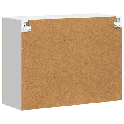 Kitchen Wall Cabinet with Glass Door Porto Sonoma Oak