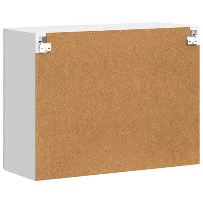 Kitchen Wall Cabinet with Glass Door Porto Grey Sonoma