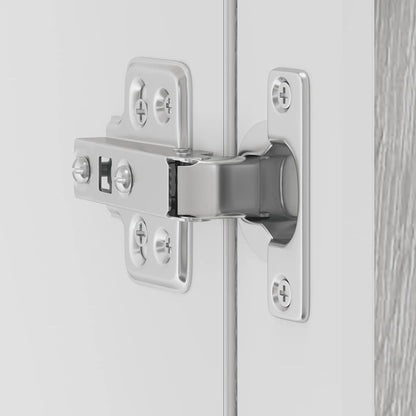 Kitchen Wall Cabinet with Glass Door Porto Grey Sonoma