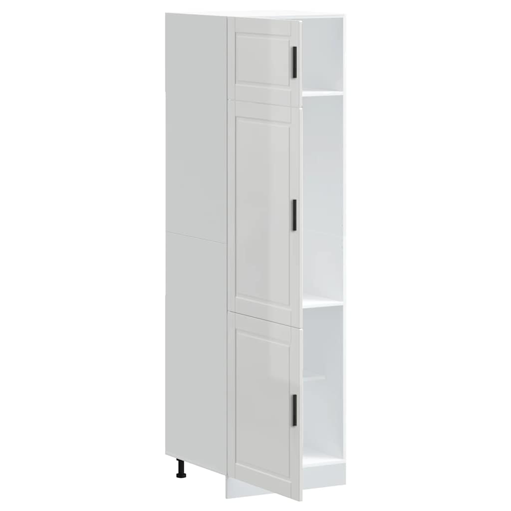 Kitchen Cupboard "Porto" High Gloss White Engineered Wood
