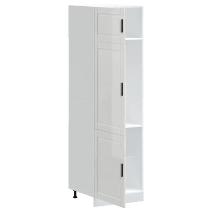 Kitchen Cupboard "Porto" High Gloss White Engineered Wood
