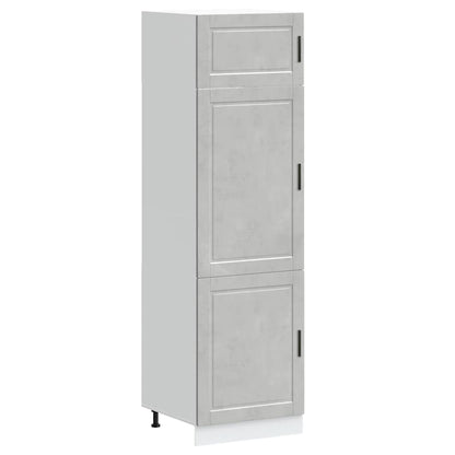 Kitchen Cupboard "Porto" Concrete Grey Engineered Wood