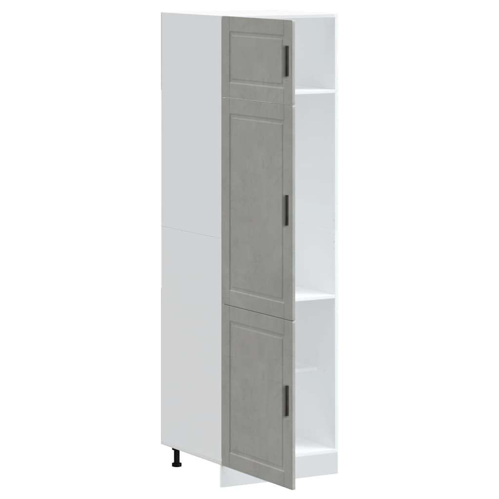 Kitchen Cupboard "Porto" Concrete Grey Engineered Wood