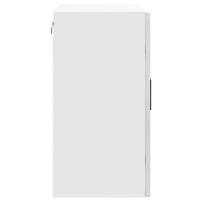 Kitchen Wall Cabinet with Glass Door Porto Concrete Grey