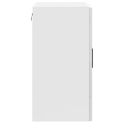 Kitchen Wall Cabinet with Glass Door Porto Concrete Grey