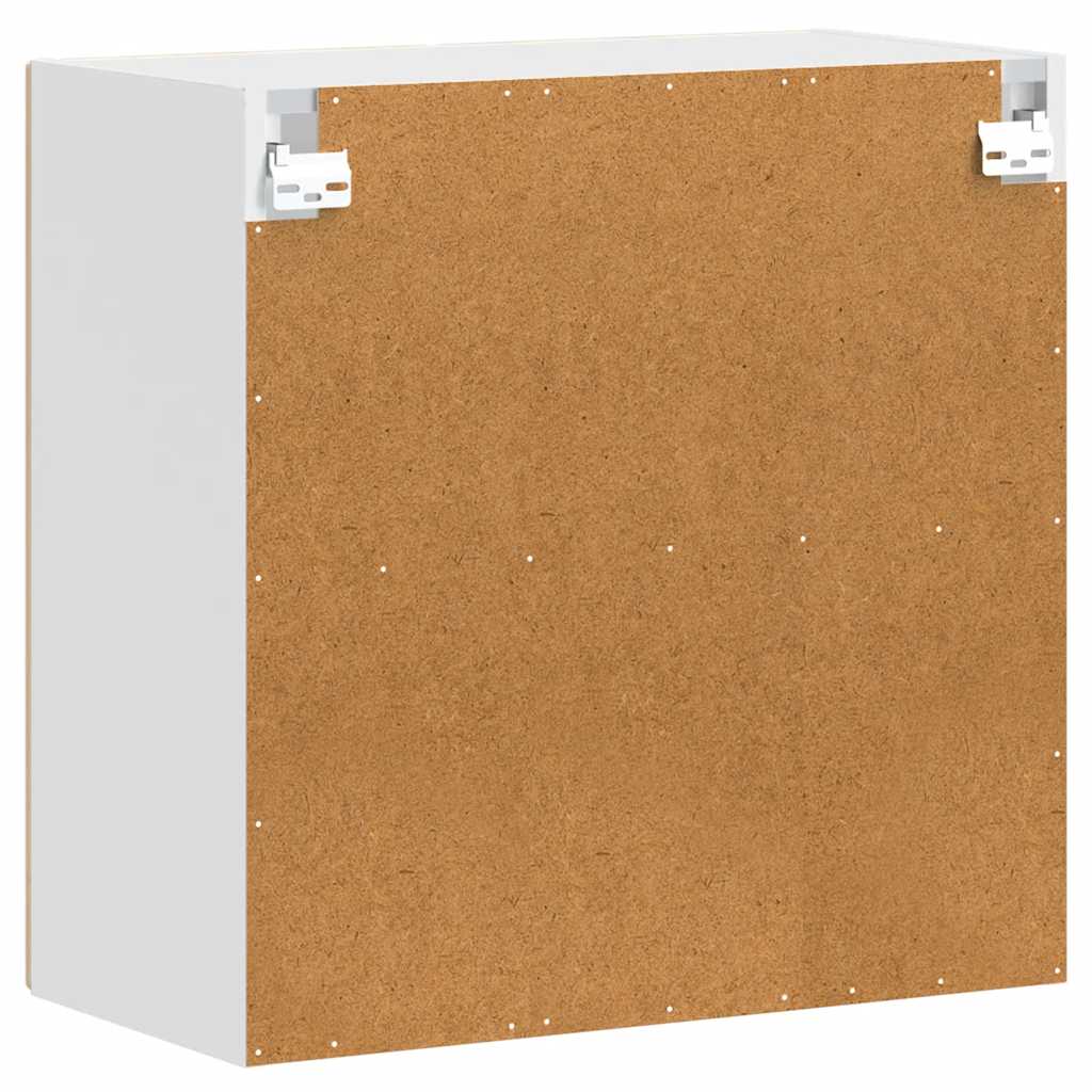 Kitchen Wall Cabinet with Glass Door Porto Artisan Oak