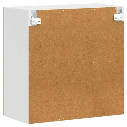 Kitchen Wall Cabinet with Glass Door Porto Artisan Oak