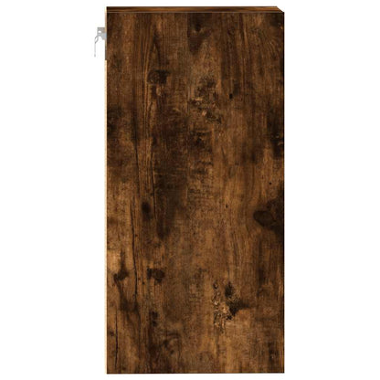 Hanging Cabinet Riga Smoked Oak 40x29.5x60 cm Engineered Wood