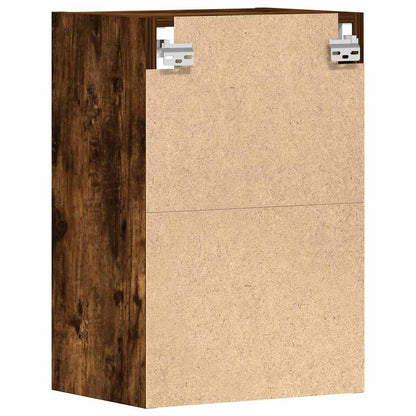 Hanging Cabinet Riga Smoked Oak 40x29.5x60 cm Engineered Wood