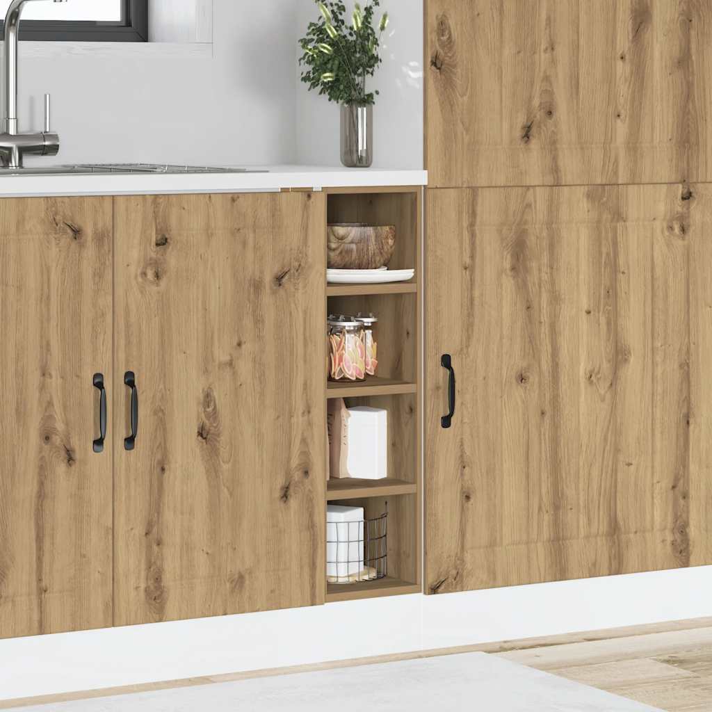 Bottom Cabinet Riga Artisan Oak 20x44.5x81.5 cm Engineered Wood