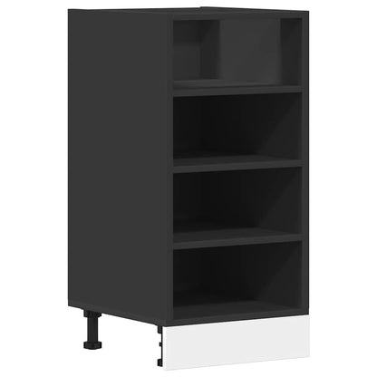 Bottom Cabinet Riga Black 40x44.5x81.5 cm Engineered Wood