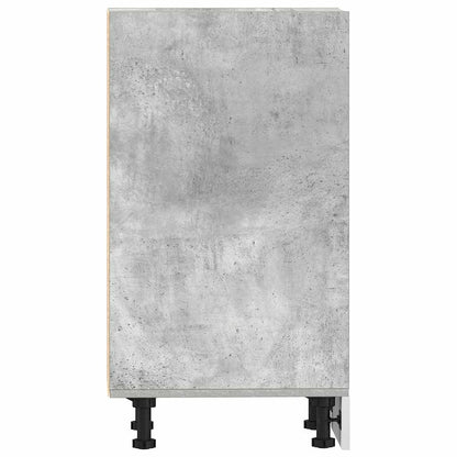 Bottom Cabinet Riga Concrete Grey 40x44.5x81.5 cm Engineered Wood