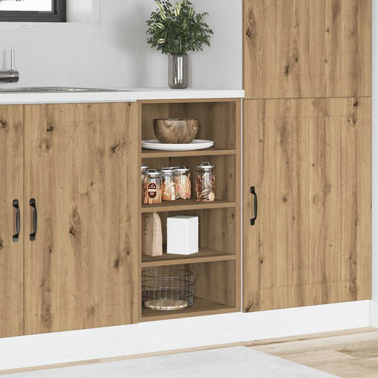 Bottom Cabinet Riga Artisan Oak 40x44.5x81.5 cm Engineered Wood