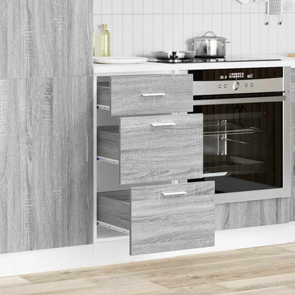 Bottom Cabinet Lyon Grey Sonoma 40x46x81.5 cm Engineered Wood