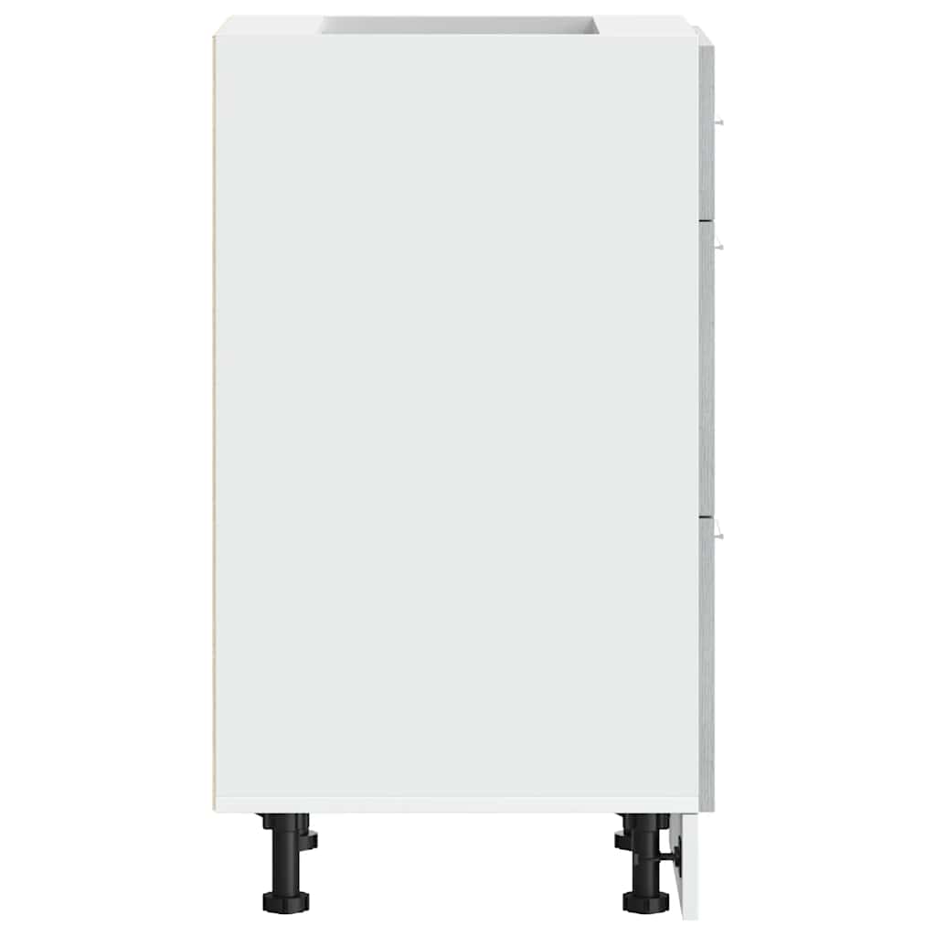 Bottom Cabinet Lyon Grey Sonoma 40x46x81.5 cm Engineered Wood