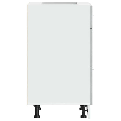 Bottom Cabinet Lyon Grey Sonoma 40x46x81.5 cm Engineered Wood